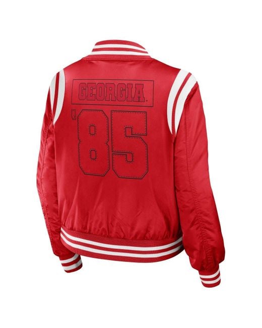 Women's WEAR by Erin Andrews Black San Francisco 49ers Bomber Full-Zip  Jacket