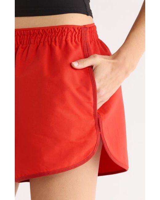 Staud Red Anchor Shorts