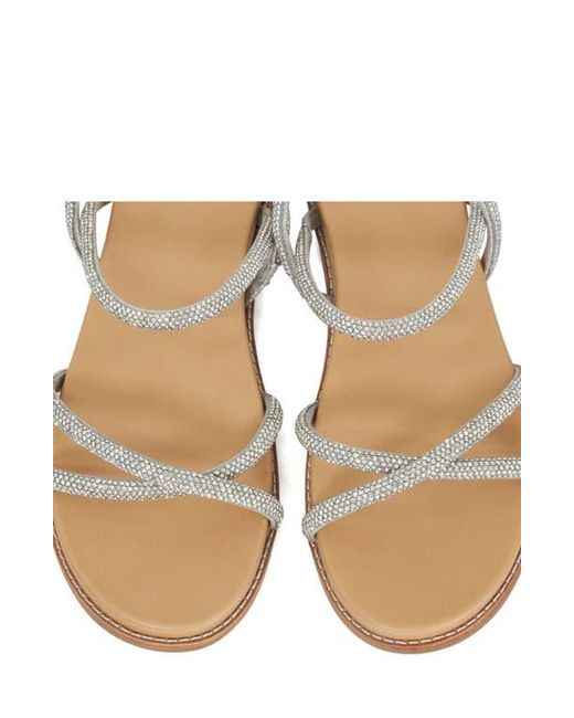 Dune White Levia Slingback Platform Sandal