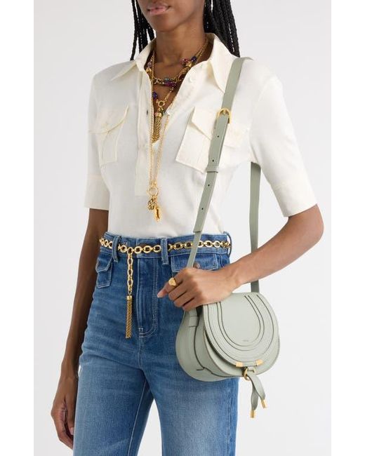 Chloé Multicolor Small Marcie Leather Crossbody Bag