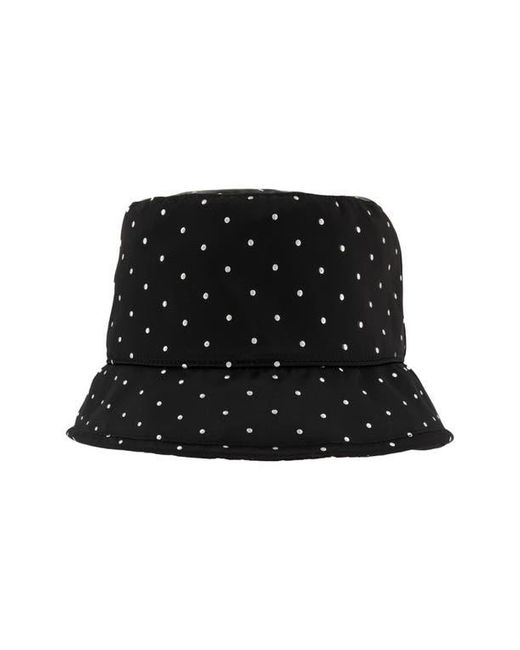 Geiger Reno Reversible Bucket Kurt Geiger Studded Reversible Nylon Bucket Hat in Black | Lyst