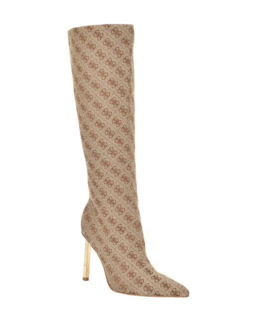 Guess Brown Candeley Knee High Boot