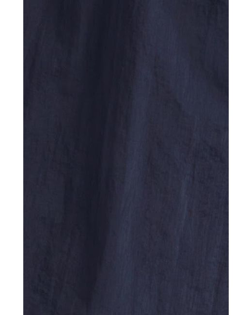 Noah NYC Blue Core Logo Patch Swim Trunks for men
