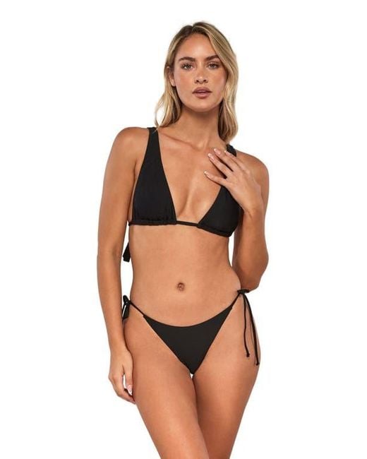 Swim Systems Brown Mila Triangle Bikini Swimsuit Top