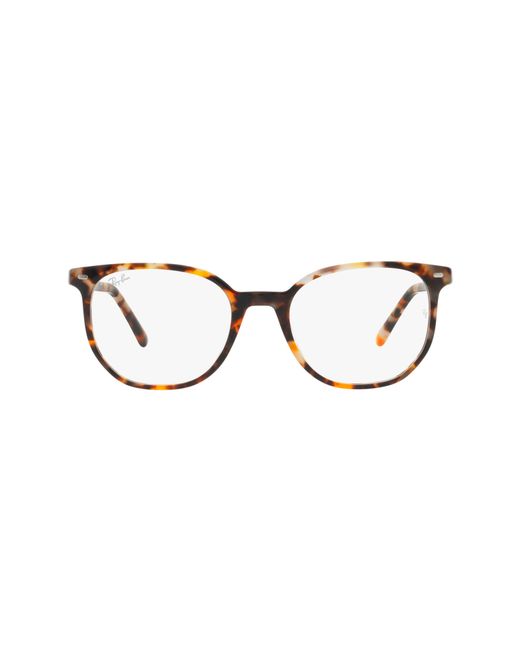 Ray-Ban Brown Elliot 50Mm Irregular Optical Glasses for men