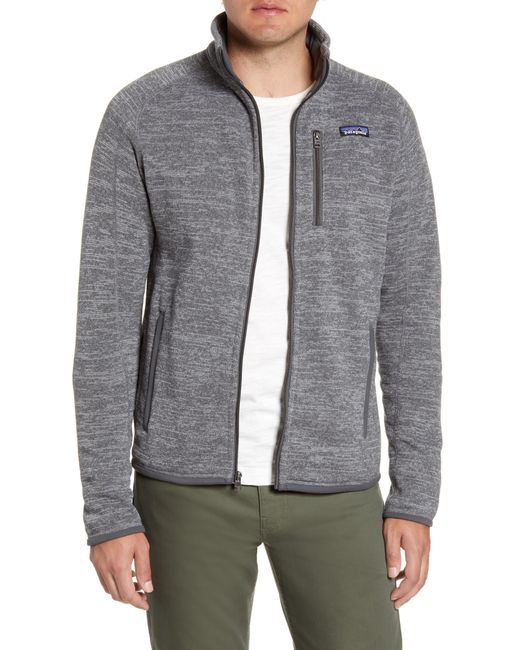 Patagonia Gray Better Sweater Zip Jacket for men