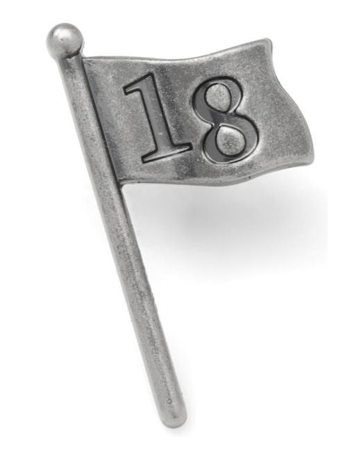 Cufflinks Inc. Gray 18Th Hole Golf Pin for men