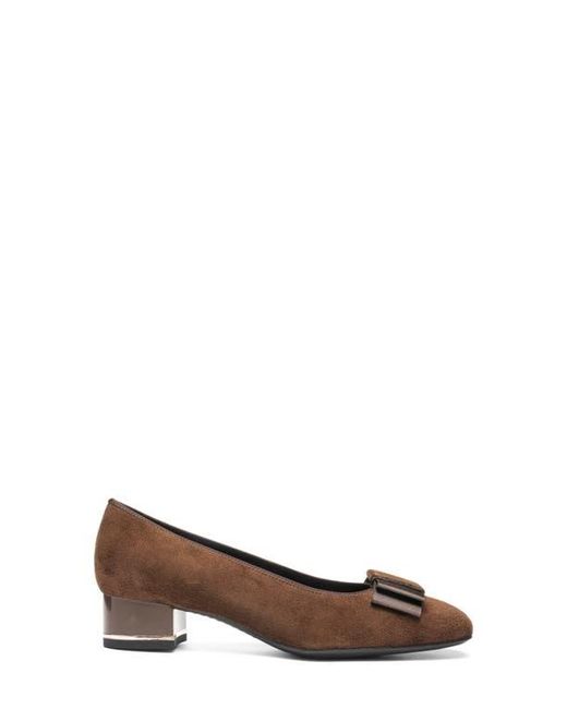 Ara Brown Garnet Suede Pump