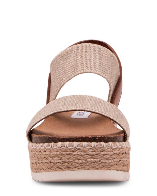 Steve Madden Brown Jaklyn Espadrille Platform Sandal