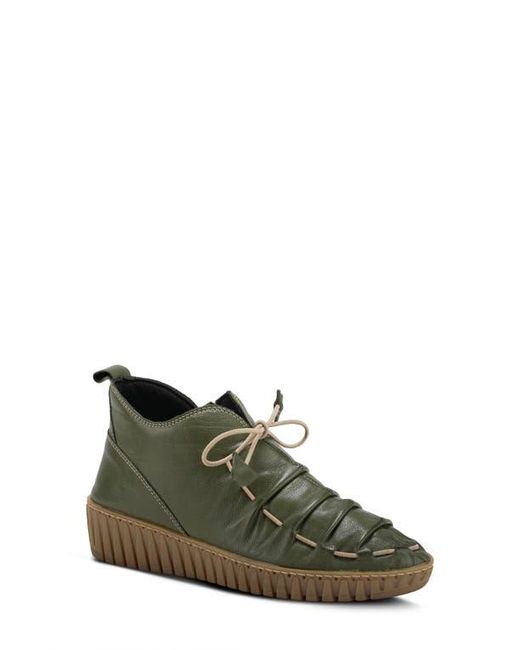 Spring Step Green Nespea Desert Bootie