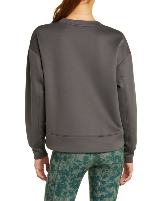Zella Gray Luxe Pocket Sweatshirt