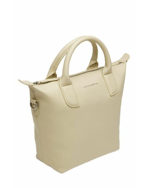 Want Les Essentiels De La Vie White Petit O'Hare Smooth Leather Tote