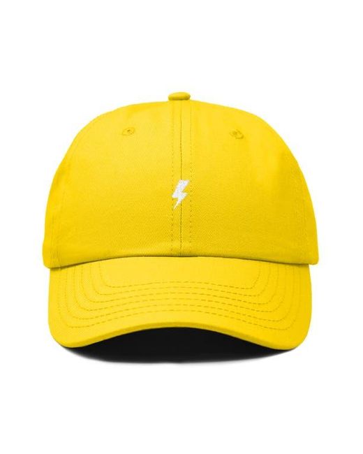 Alix Yellow Lil Bolt Dad Cap for men