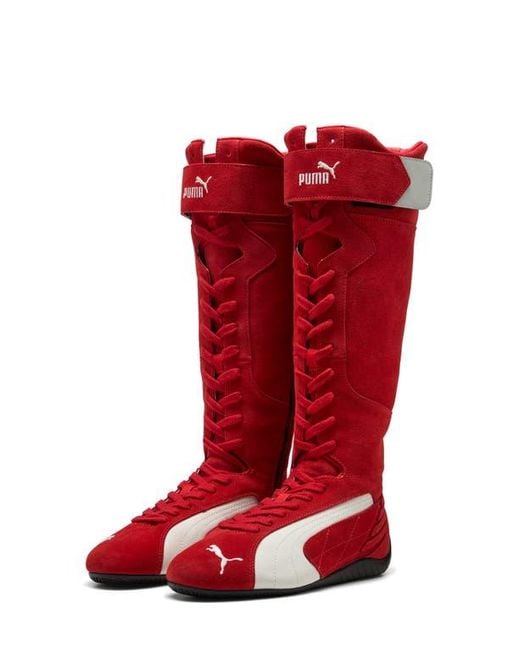 PUMA Red Speedcat Sneaker Boot