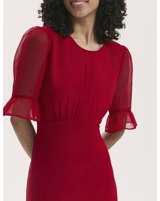 red short sleeve chiffon midi dress Buy Friends Like These Pink Spot Short Sleeve Chiffon Tiered Maxi Dress from Next USA