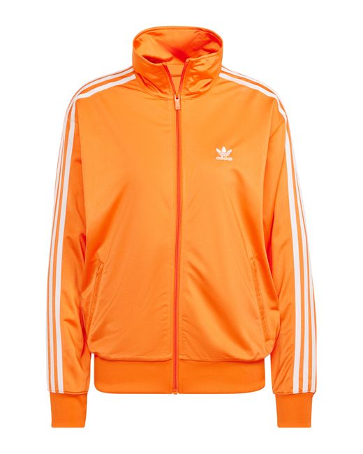 Adidas Orange Adicolor Firebird Recycled Polyester Track Jacket