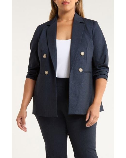 Anne Klein Black Double Breasted Jacket