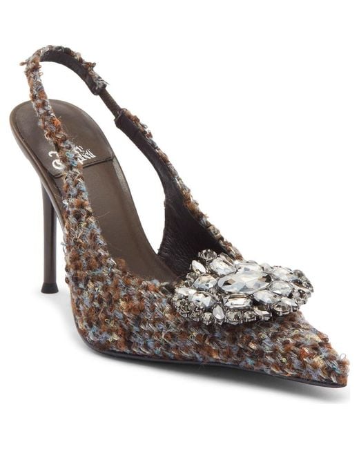 Jeffrey Campbell Metallic Regards Slingback Pump