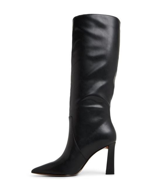 ALDO Black Nathalee Pointed Toe Knee High Boot