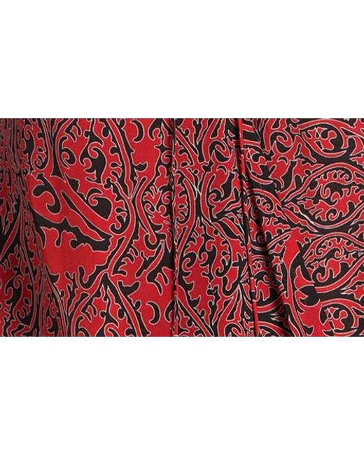 Apny Red Printed Top