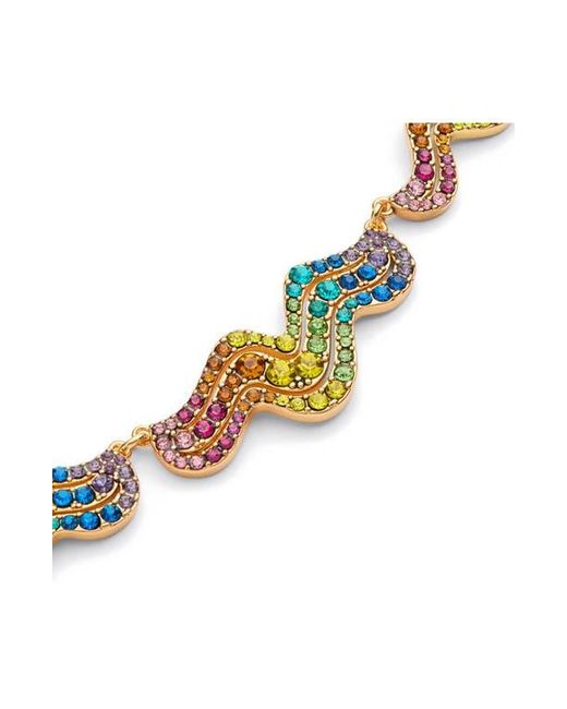 Kurt Geiger Metallic Wave Collar Necklace