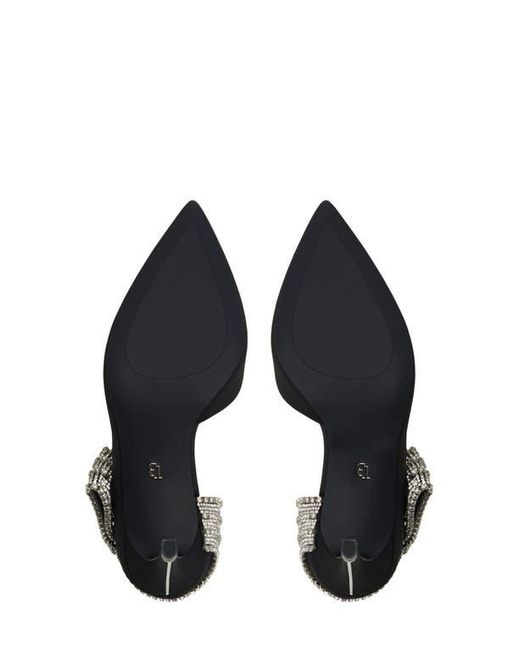 Ted Baker Black Vandi Half D'Orsay Pointed Toe Pump
