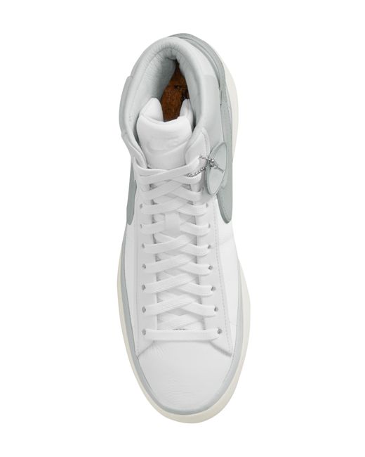 Nike White Blazer Phantom Mid Top Sneaker for men