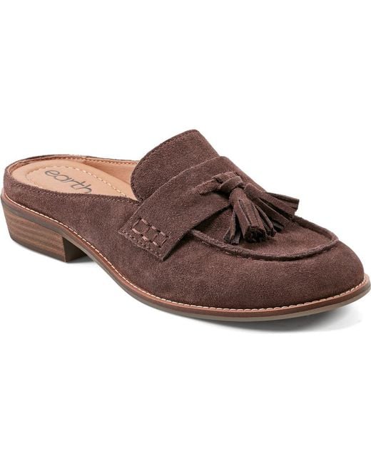 Earth Brown Everett Tassle Mule