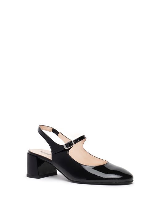 Nero Giardini White Slingback Block Heel Pump