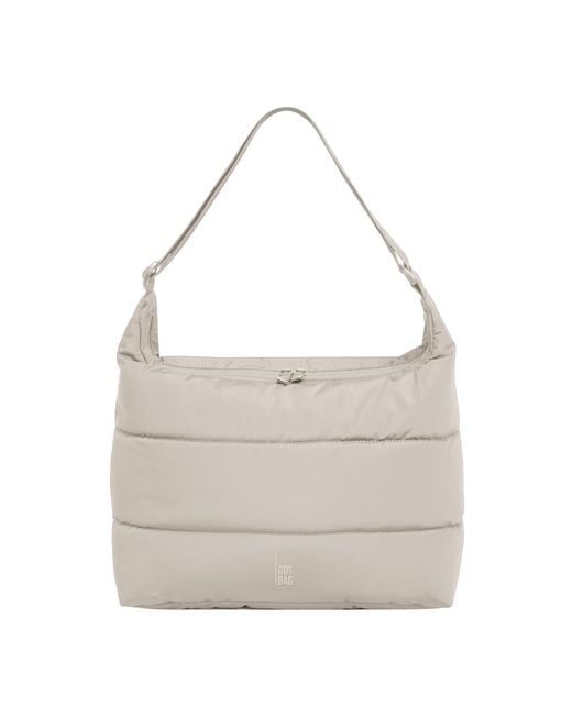 GotBag Gray Puffer Square Bag Large