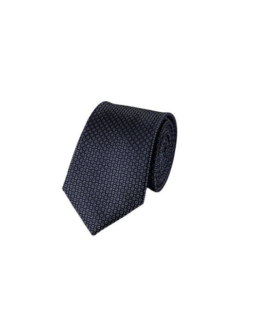 Charles Tyrwhitt Blue Floral Silk Stain Resistant Pattern Tie for men
