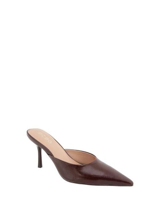 BCBGMAXAZRIA Brown Nixxa Pointed Toe Mule