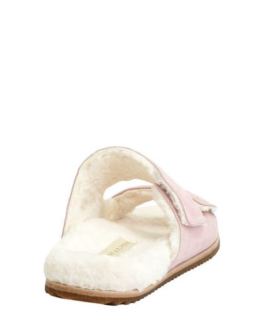 Revitalign Pink Amelia Faux Fur Lined Slide Slipper