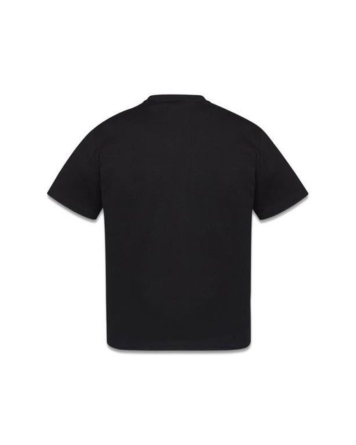 MCM Black Monogram Patch Pocket T-Shirt for men