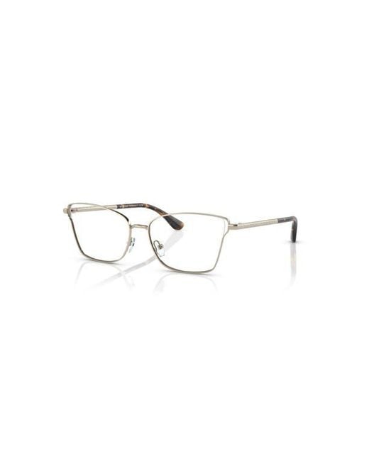 Michael Kors Metallic Rectangle Eyeglasses