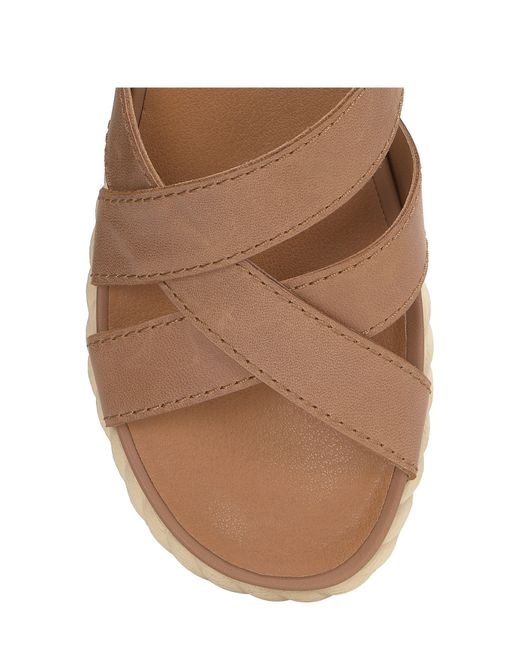 Lucky Brand Brown Loftee Platform Sandal