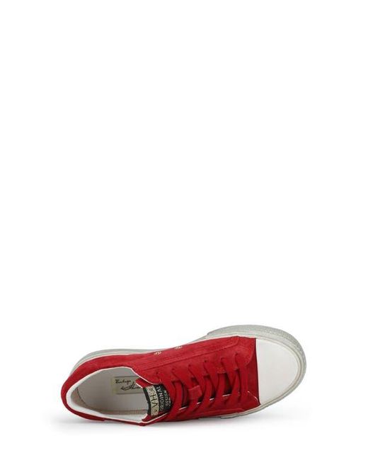 Vintage Havana Red Amaze Platform Metallic Sneaker