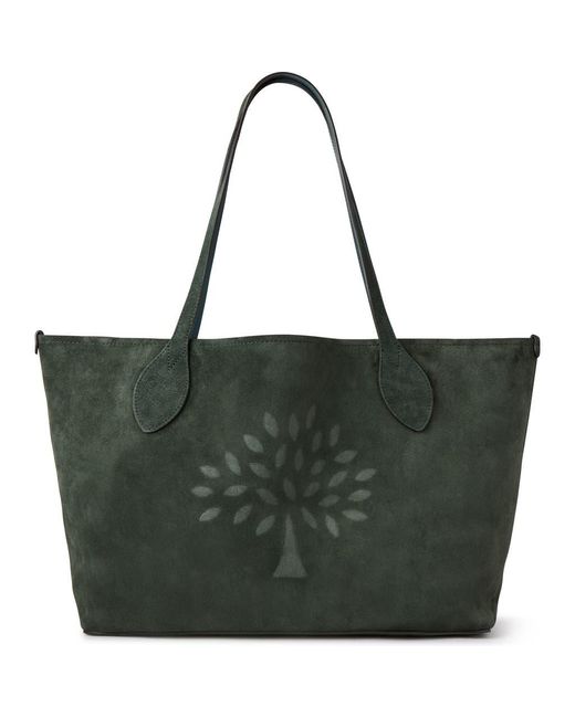 トートバッグ MULBERRY Woman Tote bags Green HH6592736 Q633 Mulberry Suede Tree Tote in Green | Lyst