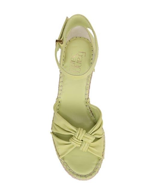Franco Sarto Metallic Clementine Ankle Strap Platform Wedge Sandal