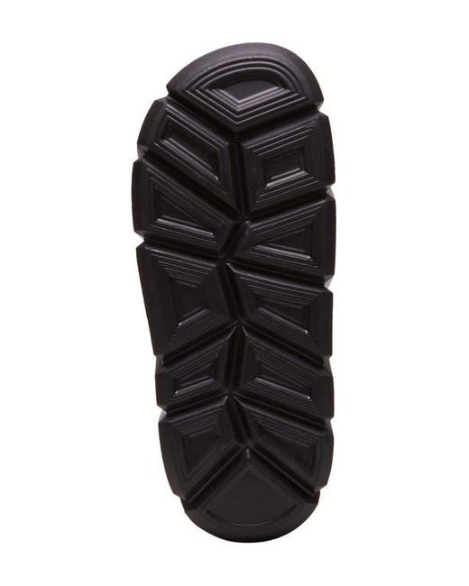 Steve Madden Black Charged Slide Sandal for men