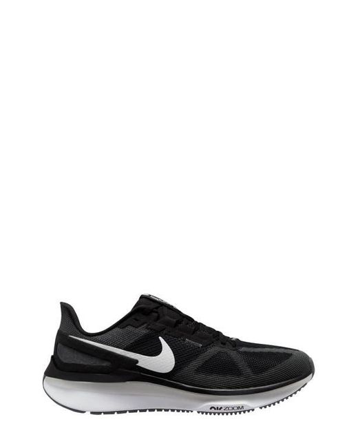 Nike Black Air Zoom Structure 25 Road Running Shoe for men