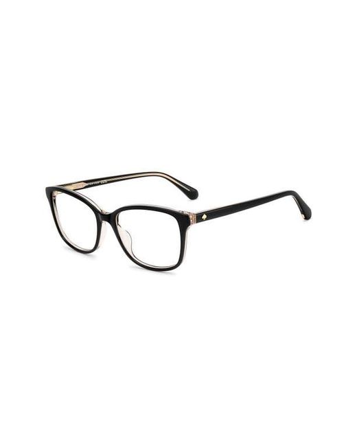 Kate Spade Black Reilly 55Mm Rectangular Reading Glasses