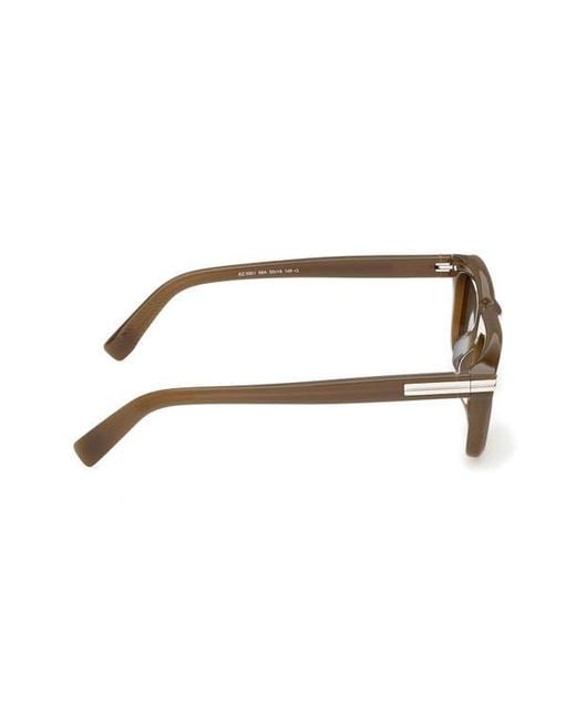 Zegna Multicolor 55Mm Rectangular Sunglasses for men