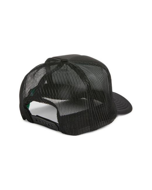 Friday Feelin Black Rad Patch Trucker Hat