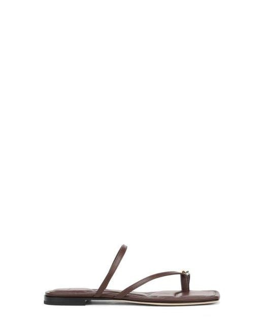 Vince White Polli Toe Loop Sandal