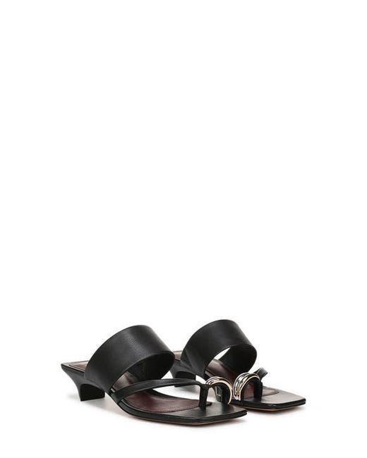 Vince White Stacy Toe Loop Sandal