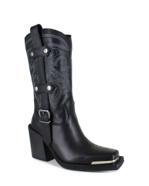 Zigi Black Amaranta Cowboy Boot