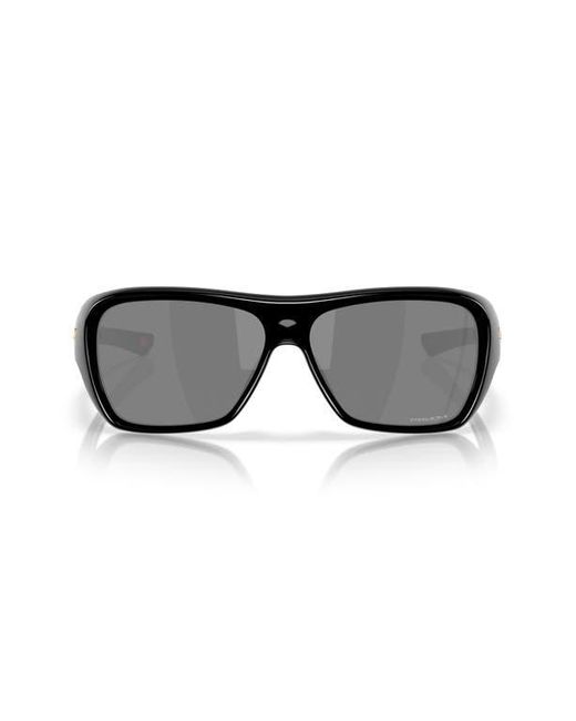 Oakley Black 60Mm Prizm Rectangular Sunglasses for men