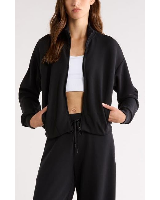 Zella Black Ultra Soft Zip Jacket