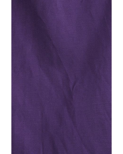 LAQUAN SMITH Purple Oversize Button-up Shirt